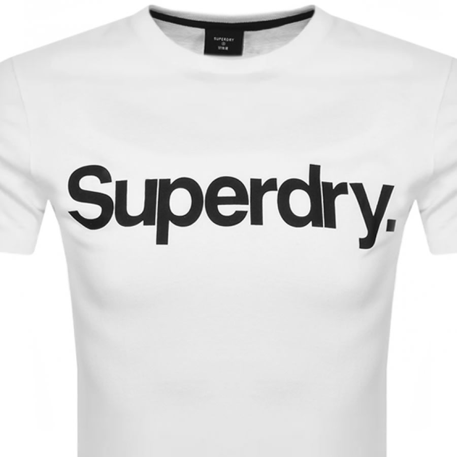 Alternative Image for ProductSuperdry Short Sleeved T Shirt White2